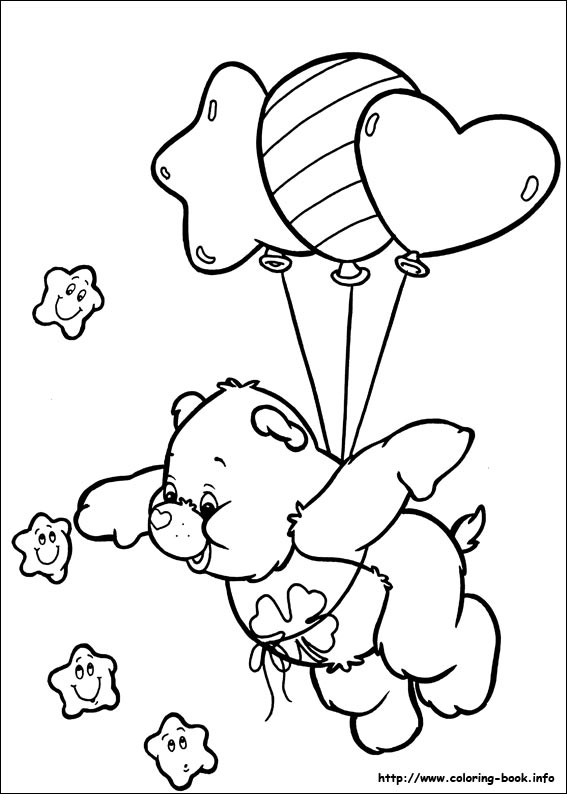 The Care Bears coloring picture